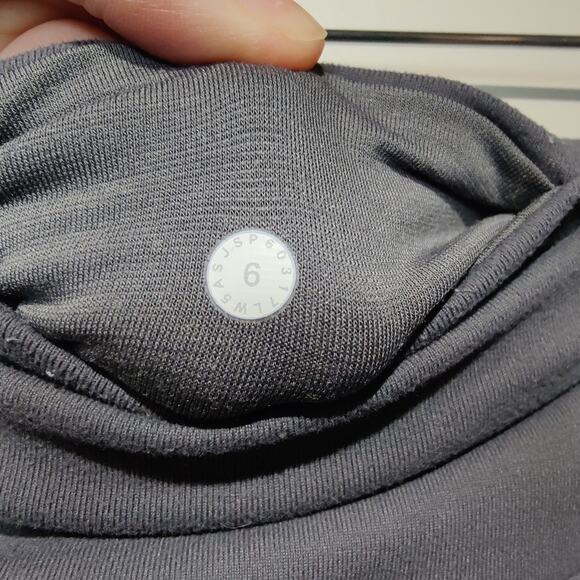 Lululemon Womens Sz 6 Run On Jogger Dark Carbon Grey Pull On Elastic Waist Pants - Picture 6 of 8